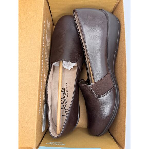 LifeStride Isabelle Dark Chocolate Loafers Women’s Size 7M - NEW IN BOX - Picture 4 of 11